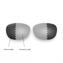 New Walleva Transition/Photochromic Polarized Replacement Lenses For Ray-Ban Clubmaster RB3016 51mm Sunglasses